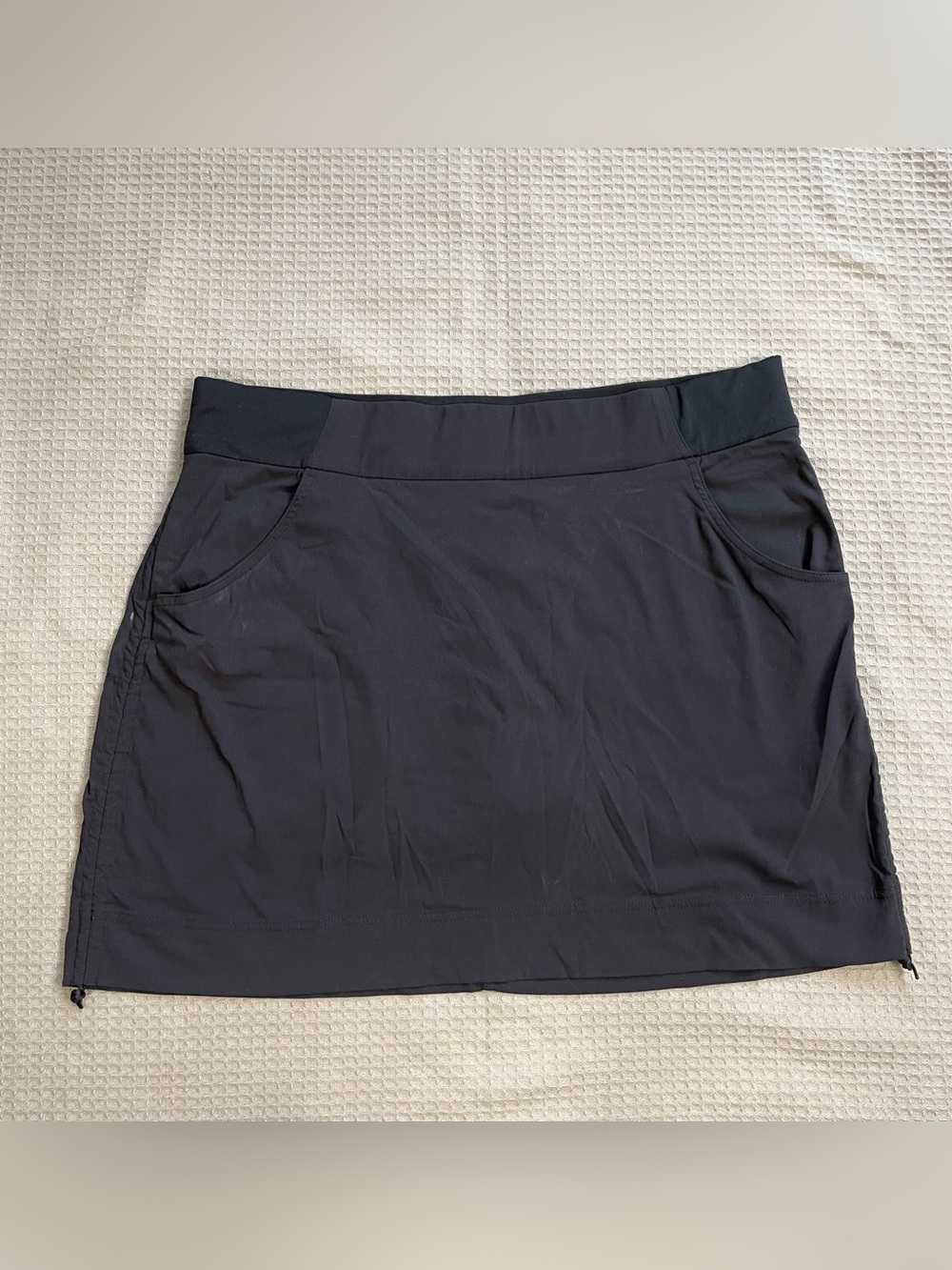 Columbia Anytime Casual Omni-Shield Skort XL Women’s Black Nylon Stretch